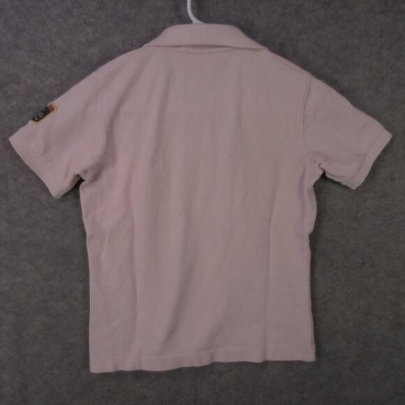 Robe di Kappa Polo Shirt Womens Small Pink La Polo Trofeo Patch Embroidered - Picture 8 of 9